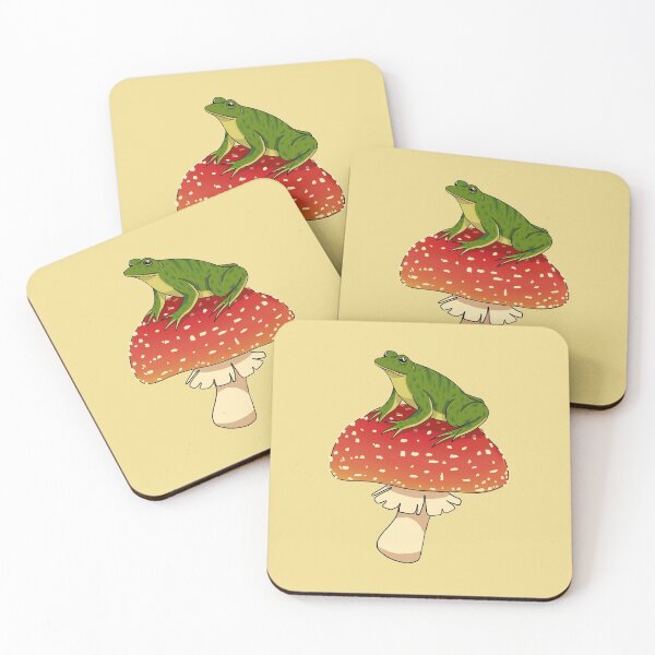 Item preview, Frog on a shroom designed and sold by Jennifer Hartley Illanes.