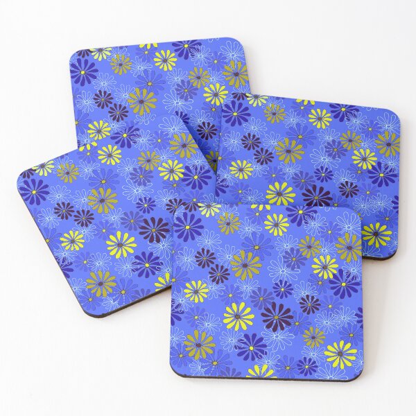 Item preview, Daisies in Blue and Yellow designed and sold by Diane Warren.