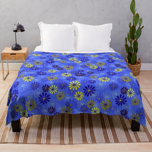 Item preview, Daisies in Blue and Yellow designed and sold by Diane Warren.