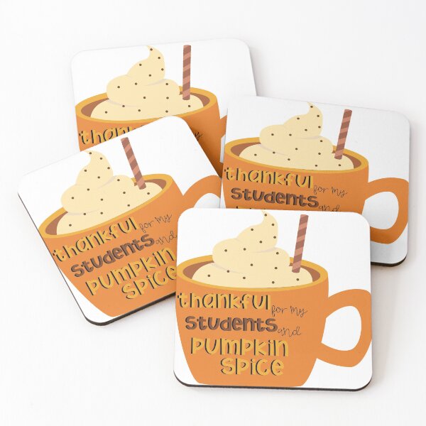 Item preview, Thankful For My Students and Pumpkin Spice designed and sold by Kirsten Uecker.