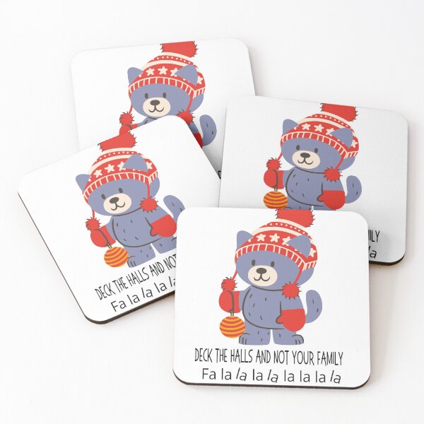 Item preview, Deck the HALLS and Not your Family  designed and sold by Pinkmagenta.