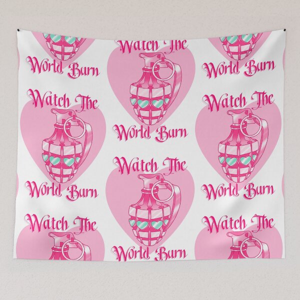 Item preview, Watch the world burn (white) designed and sold by prettygrotesque.