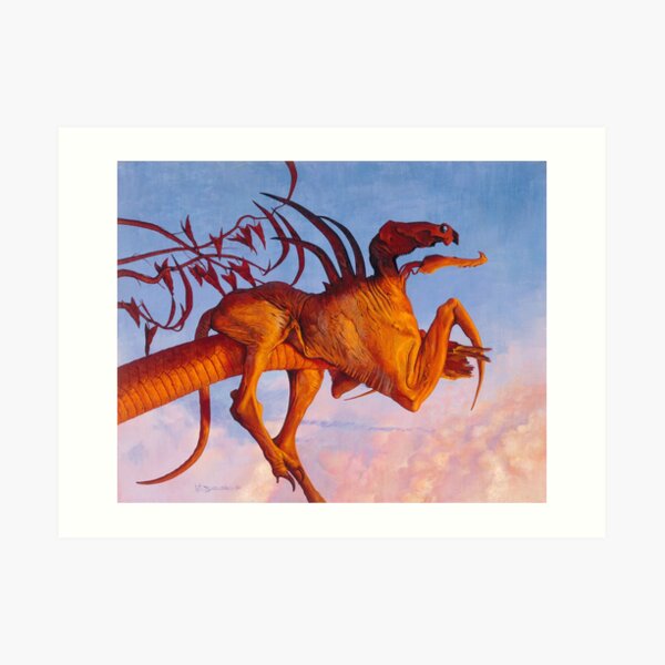Daggerwrist_by Wayne Barlowe Art Print