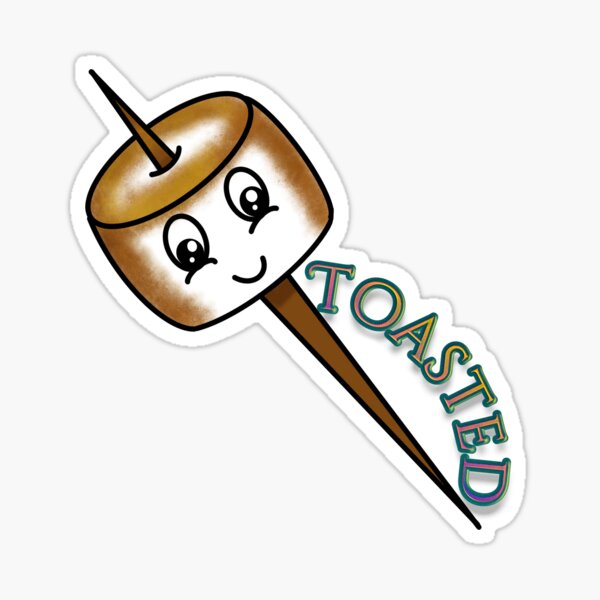 Toasted The Marshmallow Sticker