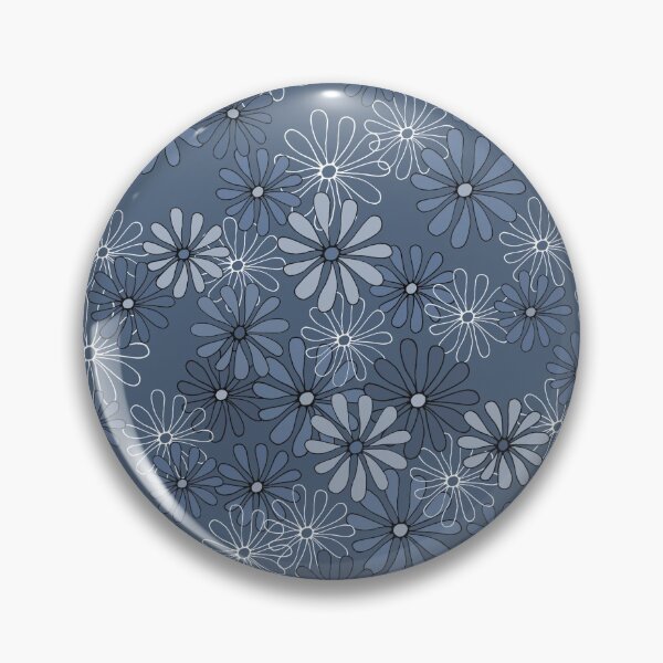 Item preview, Daisies in Blue Grey designed and sold by Diane Warren.