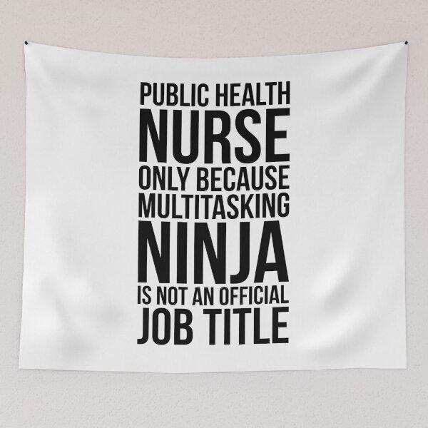 Item preview, Public Health Nurse Only Because Multitasking designed and sold by kamrankhan.