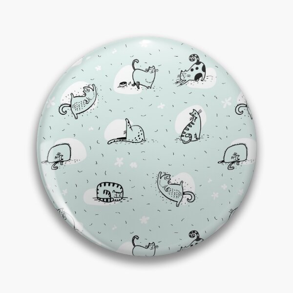 Item preview, Cats Doing Yoga Green | Cat Yoga designed and sold by SerendipityNow.