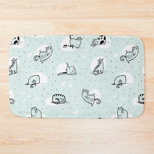 Item preview, Cats Doing Yoga Green | Cat Yoga designed and sold by SerendipityNow.