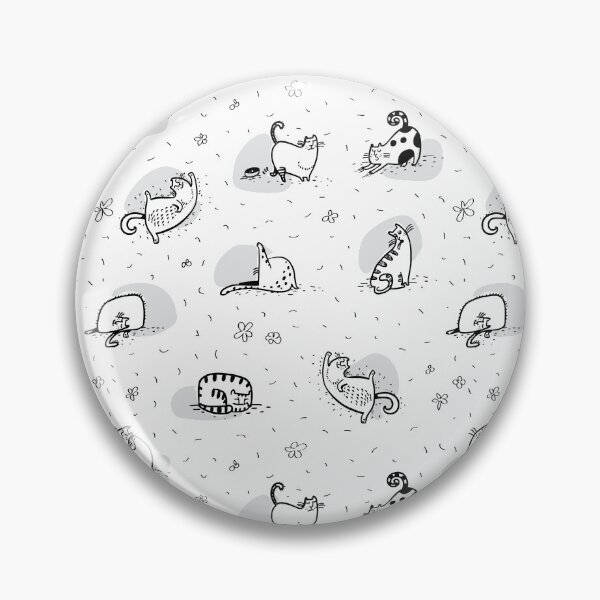 Item preview, Cats Doing Yoga Black And Gray | Cat Yoga designed and sold by SerendipityNow.