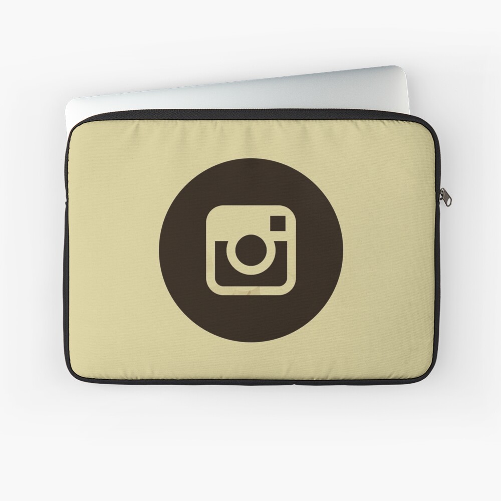 Instagram Brown Logo Ipad Case Skin By Jangelyamil Redbubble