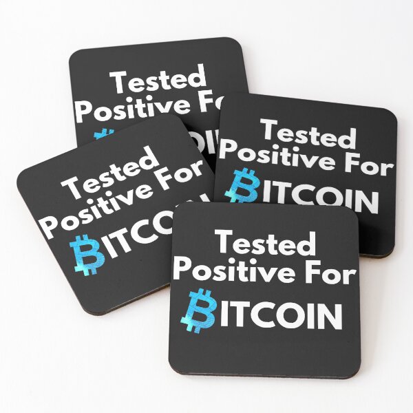 Item preview, Tested Positive for Bitcoin - Digital Blue designed and sold by Cryptohaven.