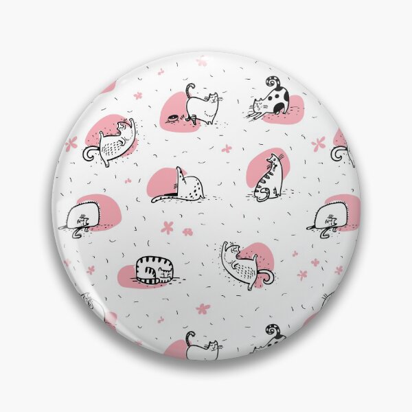 Item preview, Cats Doing Yoga Pink | Cat Yoga designed and sold by SerendipityNow.