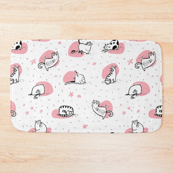 Item preview, Cats Doing Yoga Pink | Cat Yoga designed and sold by SerendipityNow.
