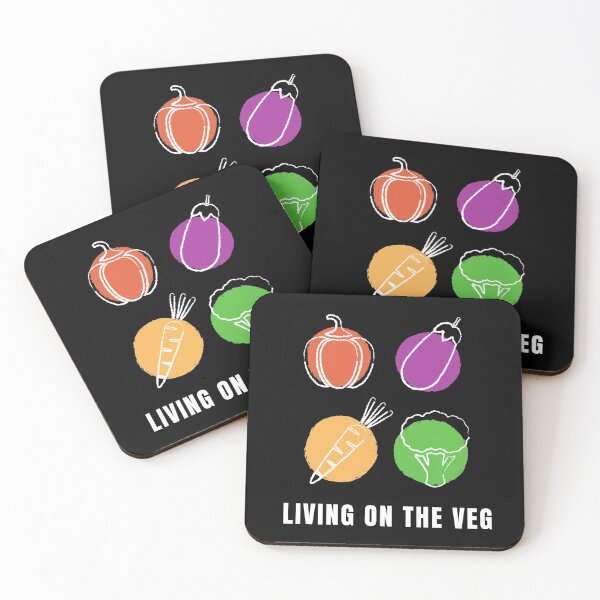 Item preview, Living On the Veg - Vegan Vegetarian Christmas Gift designed and sold by StudioTina.