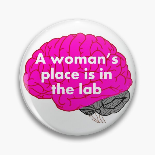 Item preview, A woman’s place is in the lab designed and sold by NeuroNotes.