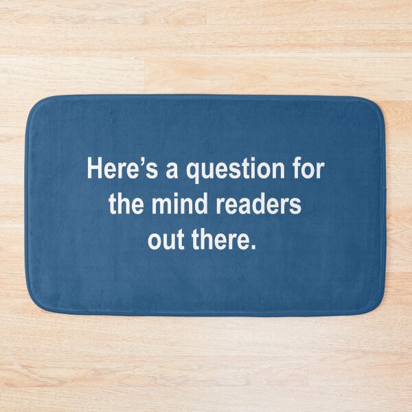 Item preview, Here's a question for the mind readers out there. designed and sold by FeatureGifts.