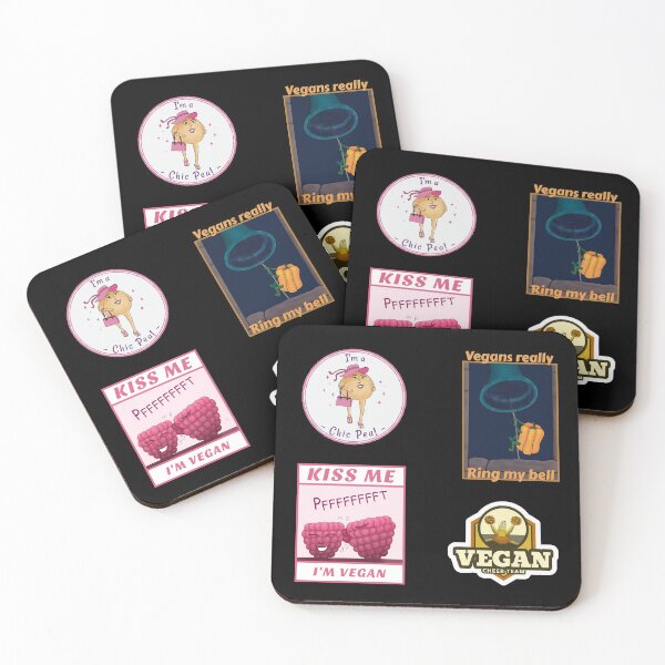 Item preview, Vegan Appreciation, funny cartoon characters sticker pack  designed and sold by Crystal Raymond.