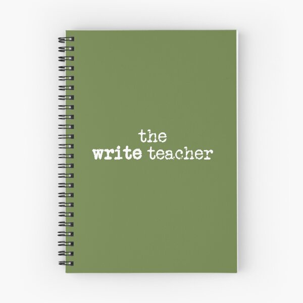 Item preview, write teacher in white on military green designed and sold by TeaRoseWriter.