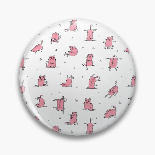 Item preview, Pink Cats Doing Yoga | Cat Yoga designed and sold by SerendipityNow.