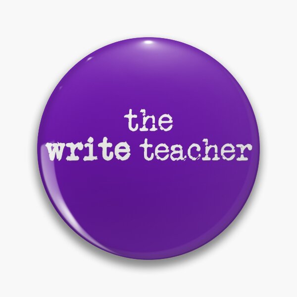 Item preview, write teacher in white on purple designed and sold by TeaRoseWriter.