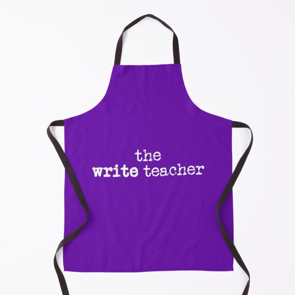 Item preview, write teacher in white on purple designed and sold by TeaRoseWriter.