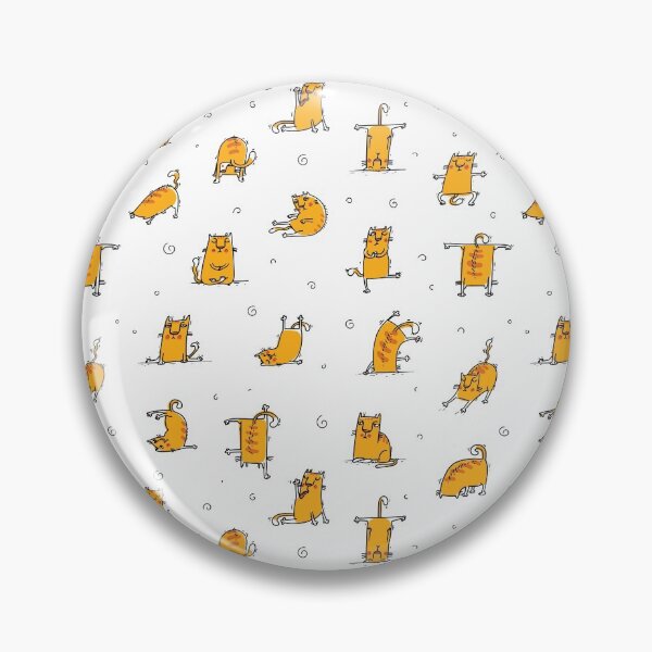 Item preview, Orange Ginger Cats Doing Yoga | Cat Yoga designed and sold by SerendipityNow.