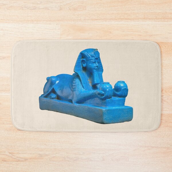Item preview, Amunhotep III faience Sphinx (on cream) designed and sold by DotorEaon.