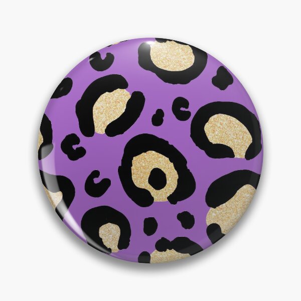 Item preview, Purple and Gold Leopard Print designed and sold by Julie Erin Designs.