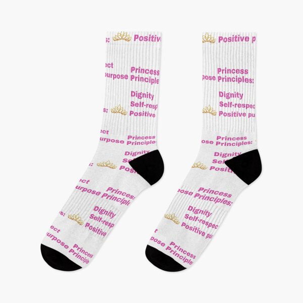 Item preview, Princess Principles, Positive Girl Power Message designed and sold by WhimsicaliTee.
