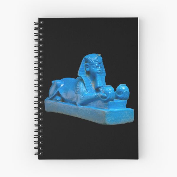 Item preview, Amunhotep III faience Sphinx (on black) designed and sold by DotorEaon.