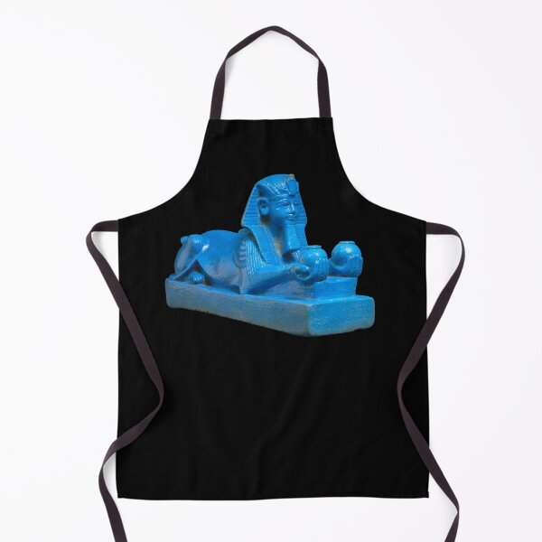Item preview, Amunhotep III faience Sphinx (on black) designed and sold by DotorEaon.