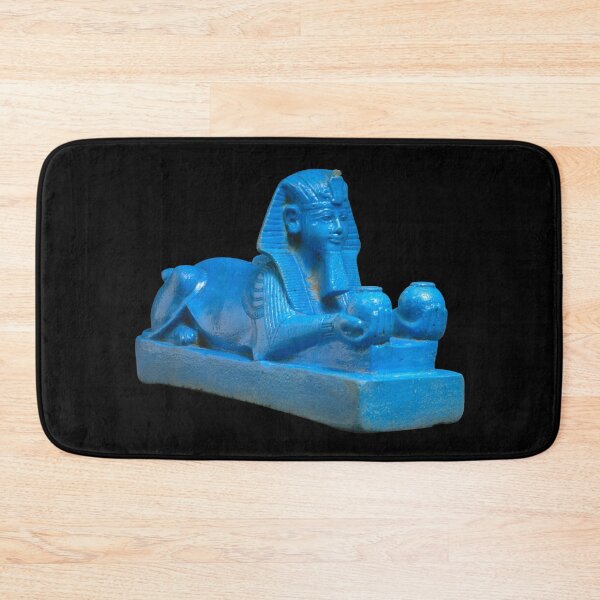 Item preview, Amunhotep III faience Sphinx (on black) designed and sold by DotorEaon.