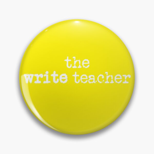 Item preview, write teacher in white on yellow designed and sold by TeaRoseWriter.