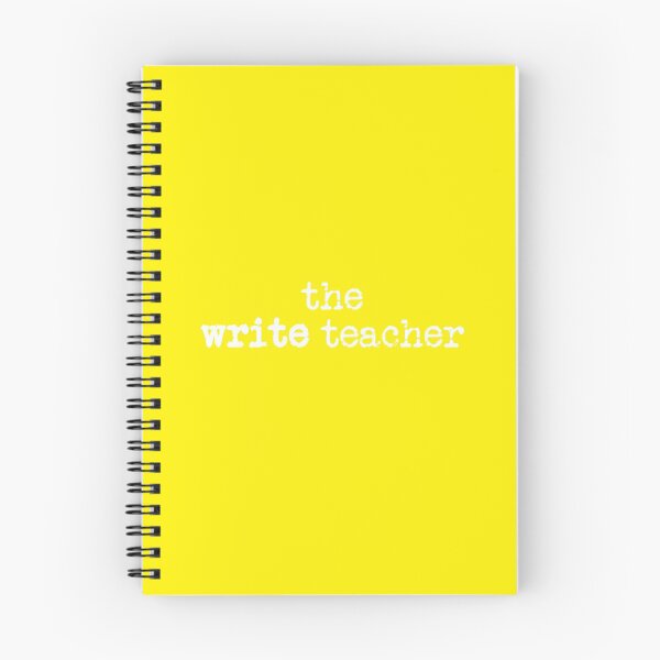 Item preview, write teacher in white on yellow designed and sold by TeaRoseWriter.