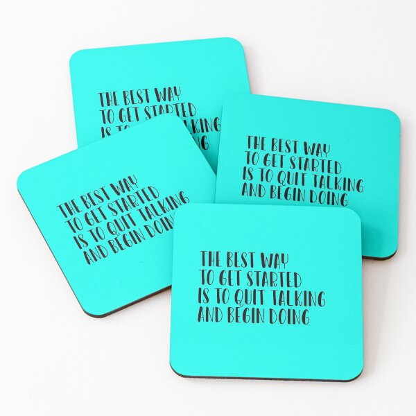 Item preview, Motivational Quote. The best way to get started is to quit talking and begin doing designed and sold by amrmab.