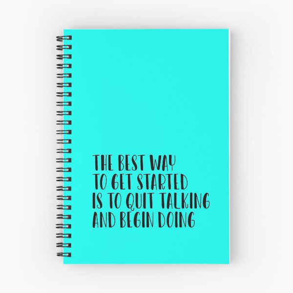 Item preview, Motivational Quote. The best way to get started is to quit talking and begin doing designed and sold by amrmab.
