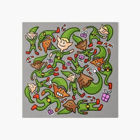 Pile of Elves Art Board Print