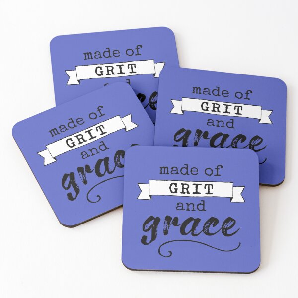 Item preview, Made Of Grit And Grace - inspiring typography design for tough and tender people designed and sold by thephoenixsoul.