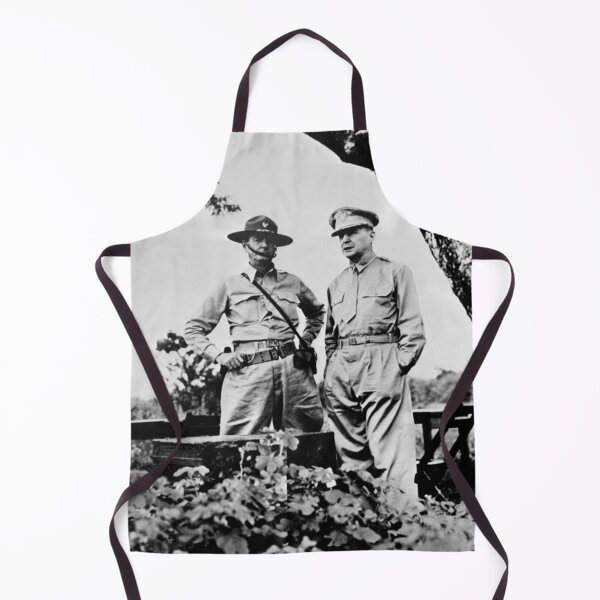 Artikelvorschau, General MacArthur mit General Jonathan Wainwright – 2. Weltkrieg 1943 entworfen und verkauft von warishellstore.
