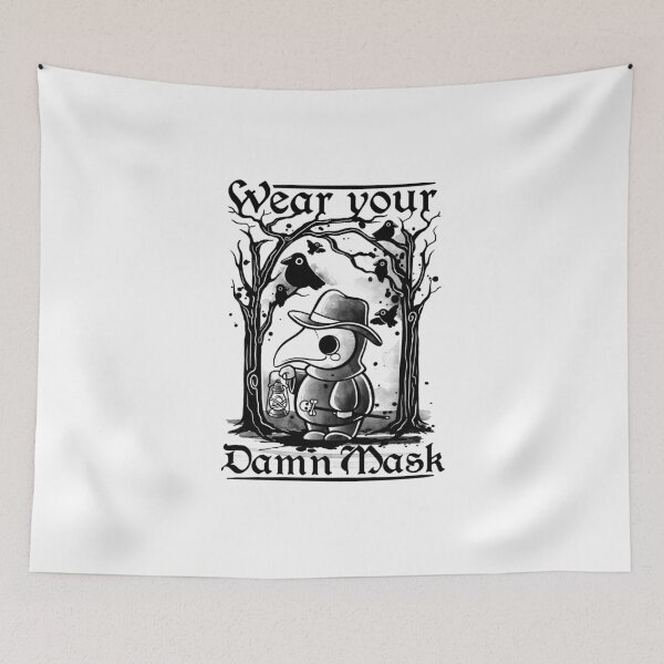 Item preview, Wear your damn mask designed and sold by NemiMakeit.