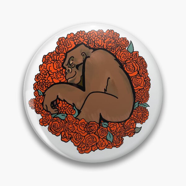 Item preview, Gorilla Sleeping in a Bed of Roses designed and sold by Bill Morse.