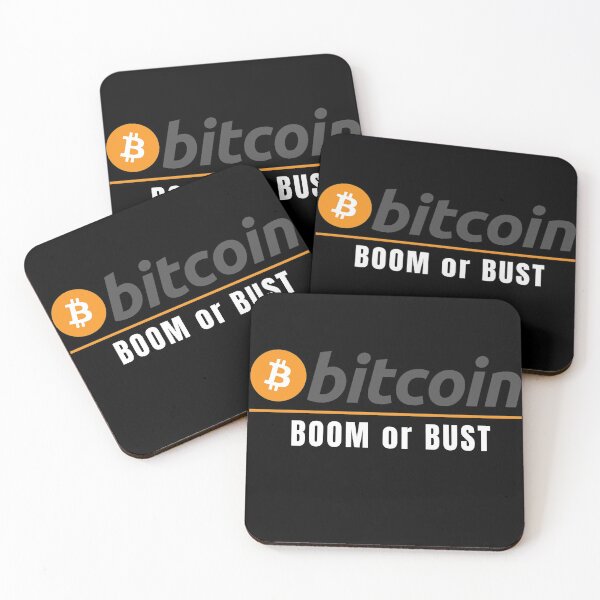 Item preview, Bitcoin Original Boom or Bust designed and sold by Cryptohaven.