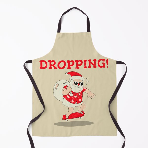 Item preview, Dropping Old School Red Skating Santa Claus designed and sold by Mustard Prophet.