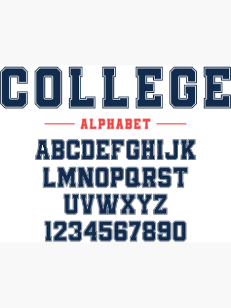 Baseball Font SVG Baseball Font Cricut Varsity Alphabet 