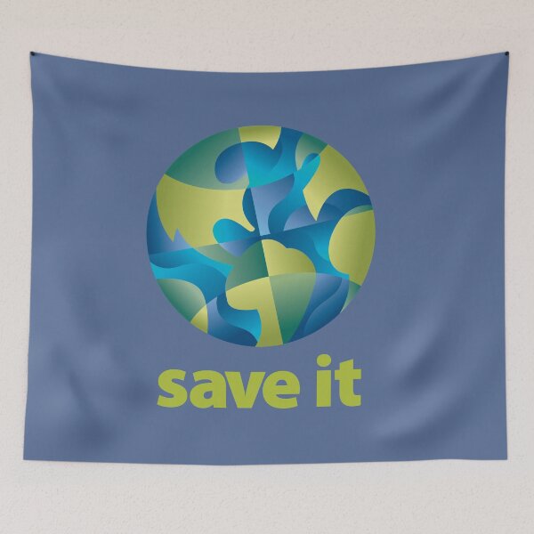 Item preview, One World. Save It. designed and sold by jeff-jones.