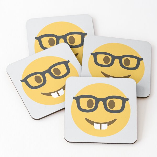 Item preview, Nerd Face designed and sold by Stitchmoji.