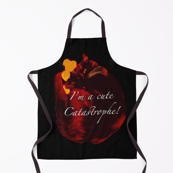 Item preview, I’M A CUTE CATASTROPHE - Halloween spooky red cat! designed and sold by TYNEY92.