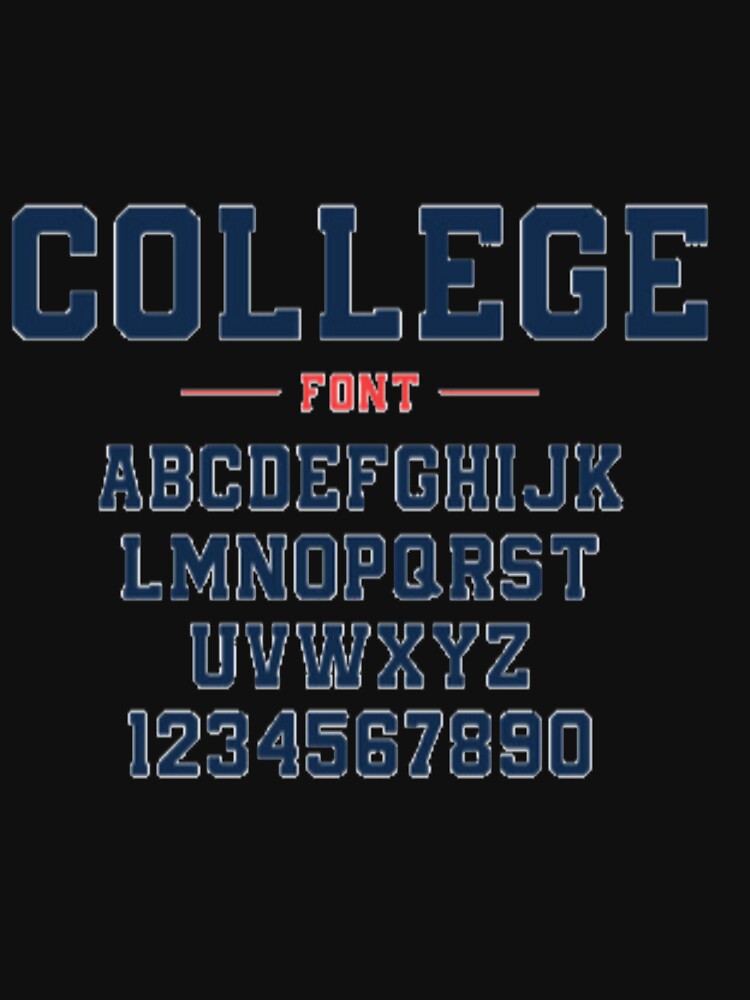 Classic College Font. Vintage Sport Font in American Style for Football,  Baseball or Basketball Logos and T-shirt Stock Vector - Illustration of  soccer, basketball: 208057101