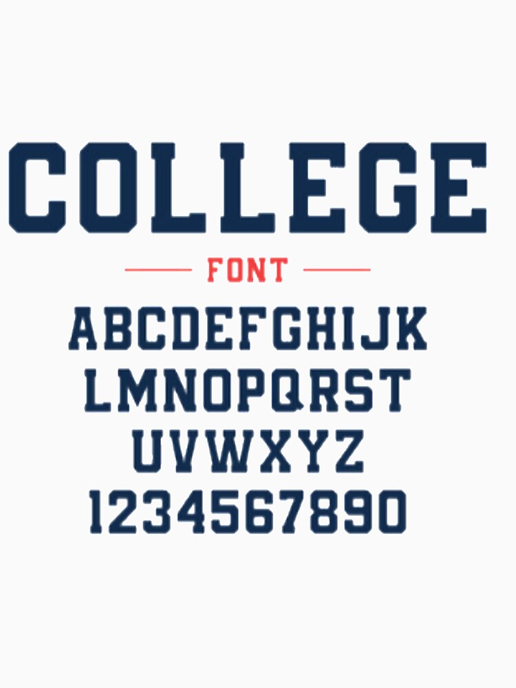 Classic College Font. Vintage Sport Font in American Style for Football,  Baseball or Basketball Logos and T-shirt Stock Vector - Illustration of  soccer, basketball: 208057101