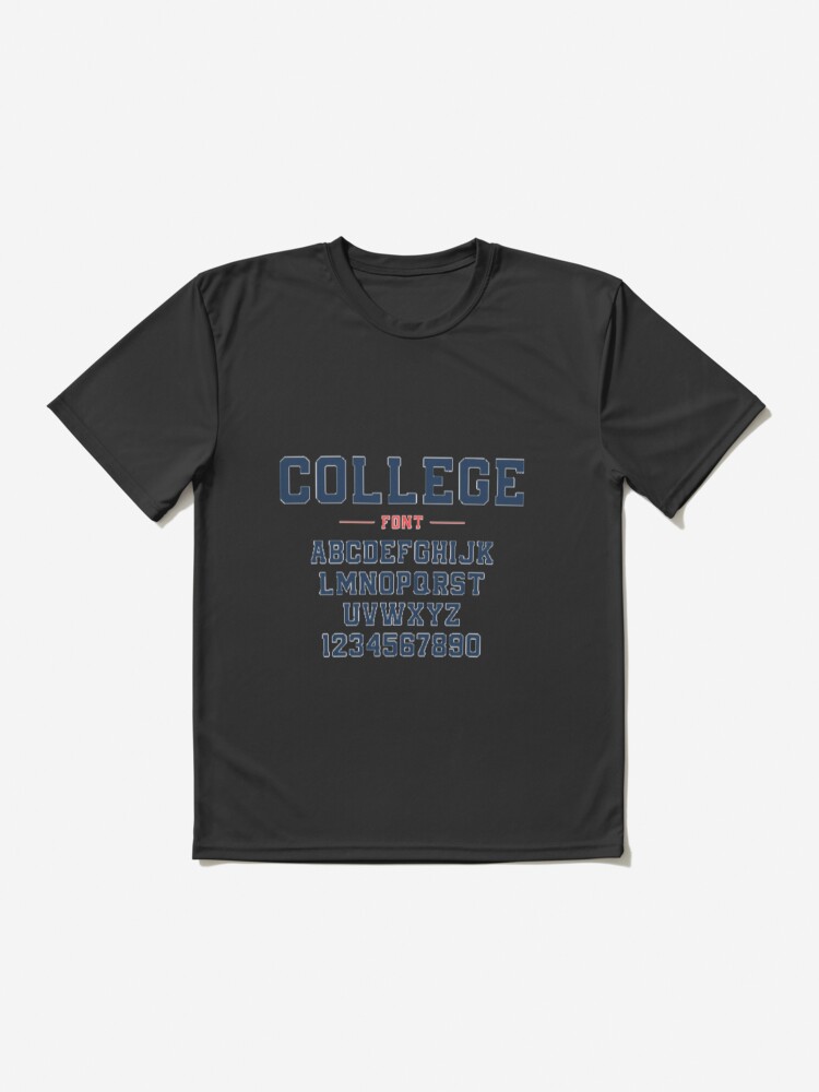 Classic College Font Vintage Sport Font In American Style For